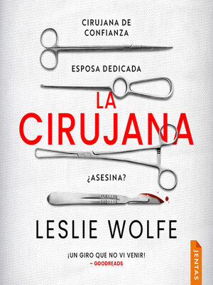cover image of La cirujana